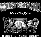 Donkey Kong Land (Japan) Title Screen